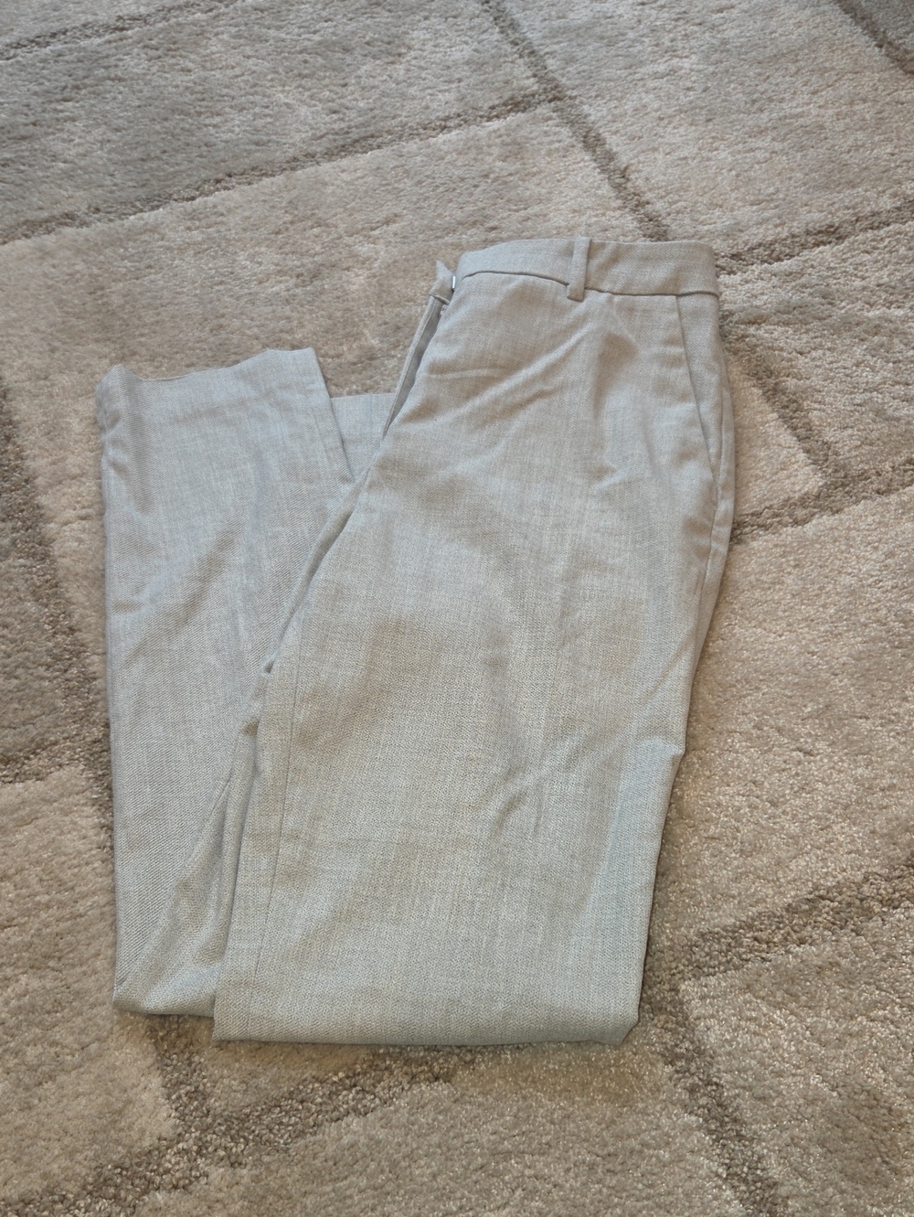 H&M Women's Straight Dress Pants - Light Gray